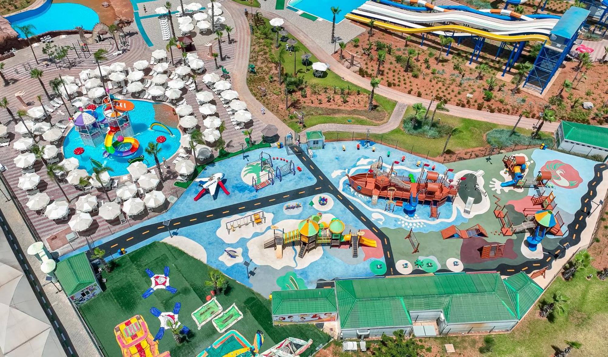 Waves Aqua Resort Кенитра Экстерьер фото Aerial view of the park
